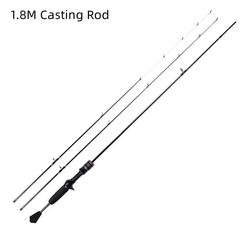 Mavllos Delicacy Solid Tip Spinning Rod Lure 0.6-8g/0.8-10g Fast Ultralight Carbon UL Tip BFS Casting Rod,Trout Fishing Rod