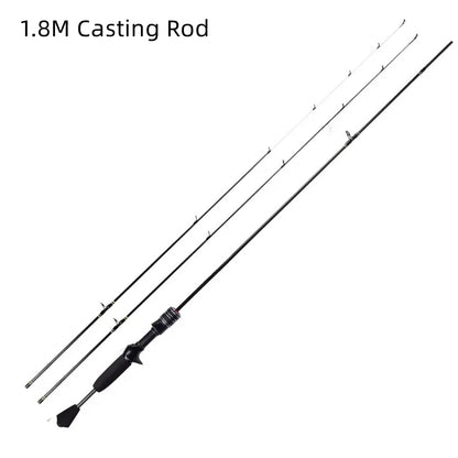 Mavllos Delicacy Solid Tip Spinning Rod Lure 0.6-8g/0.8-10g Fast Ultralight Carbon UL Tip BFS Casting Rod,Trout Fishing Rod