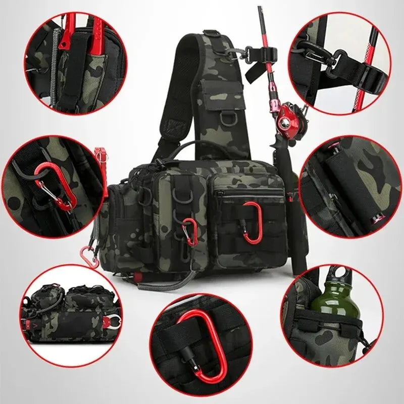 Angeltasche für Tackle und Rute