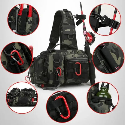 Angeltasche für Tackle und Rute