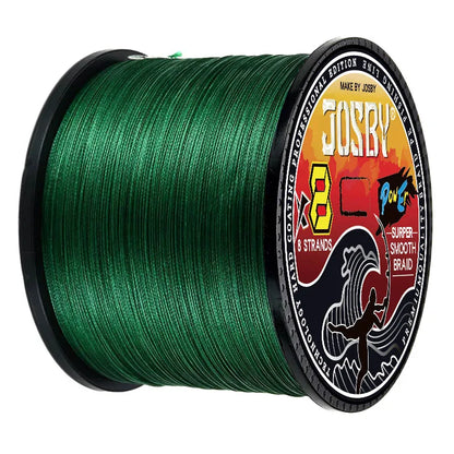 JOSBY 8x geflochtene Angelschnur